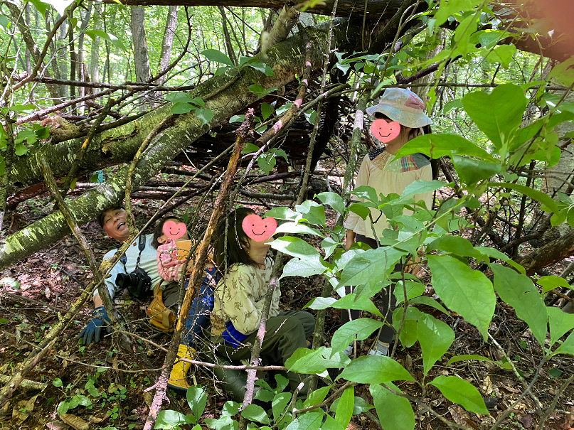 森の中で秘密基地づくり – Yatsugatake Cradle